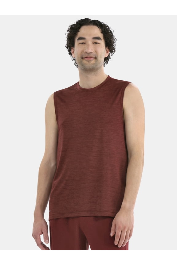 Men's & Big Men's Jersey and Space Dye Muscle Tee, Sizes XS-5XL