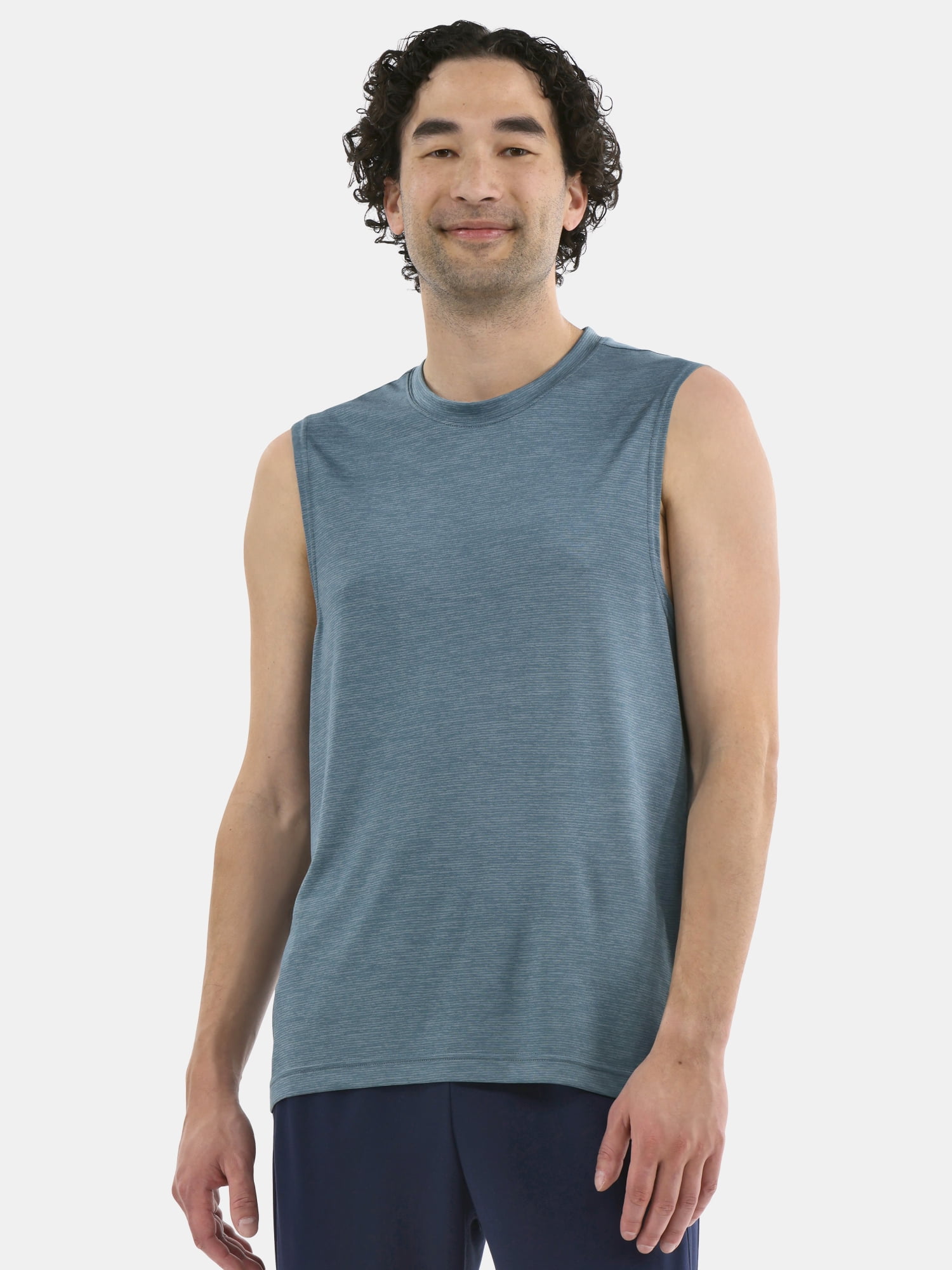 Athletic Works Men's & Big Men's Jersey and Space Dye Muscle Tee, Sizes XS-5XL
