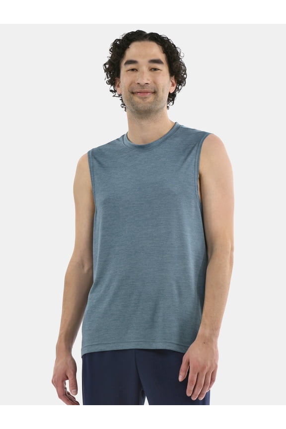 Men's & Big Men's Jersey and Space Dye Muscle Tee, Sizes XS-5XL