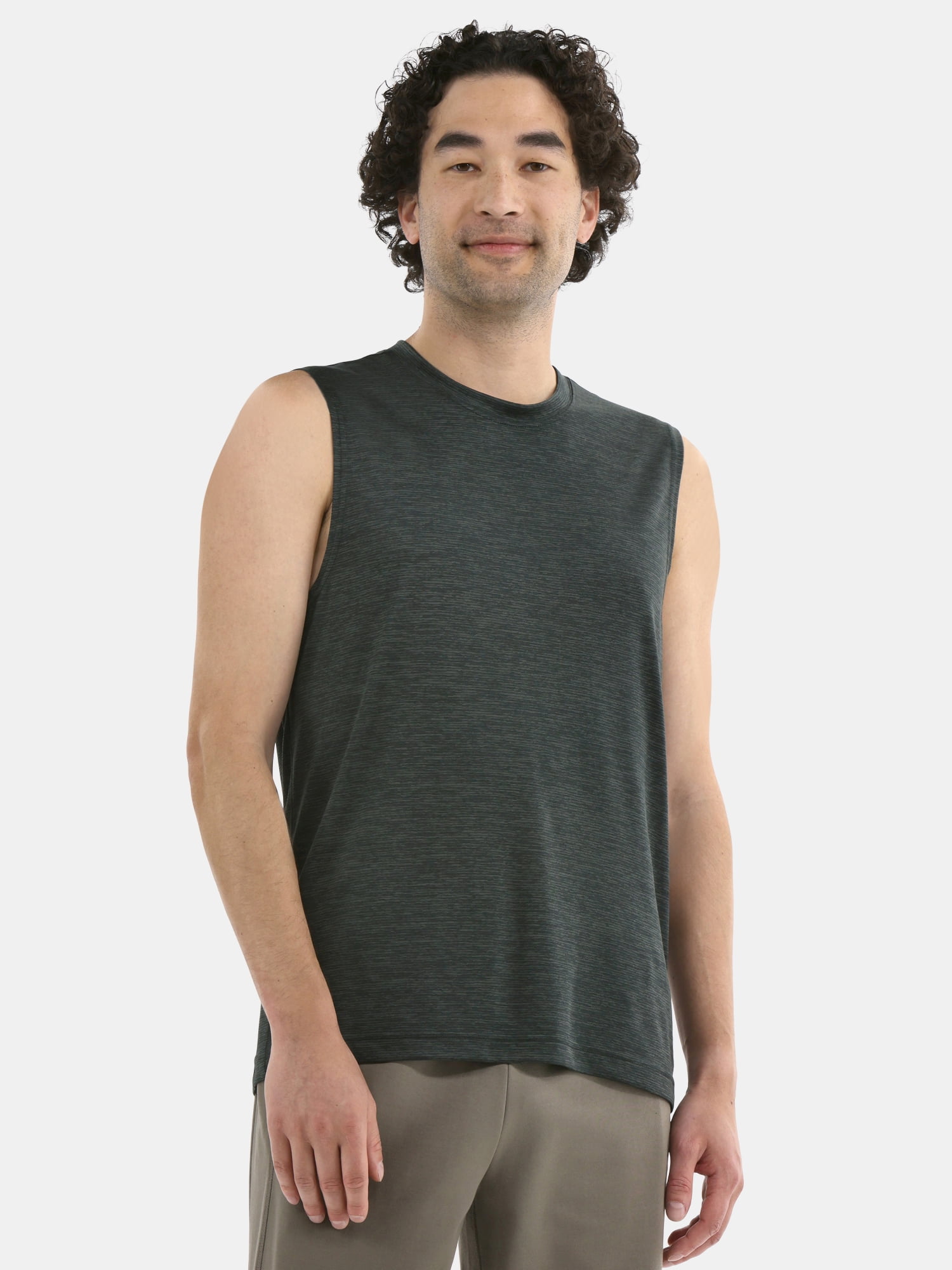 Athletic Works Men's & Big Men's Jersey and Space Dye Muscle Tee, Sizes XS-5XL