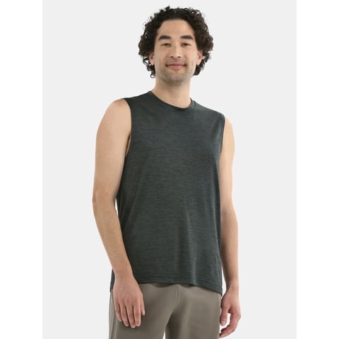 Men's & Big Men's Jersey and Space Dye Muscle Tee, Sizes XS-5XL