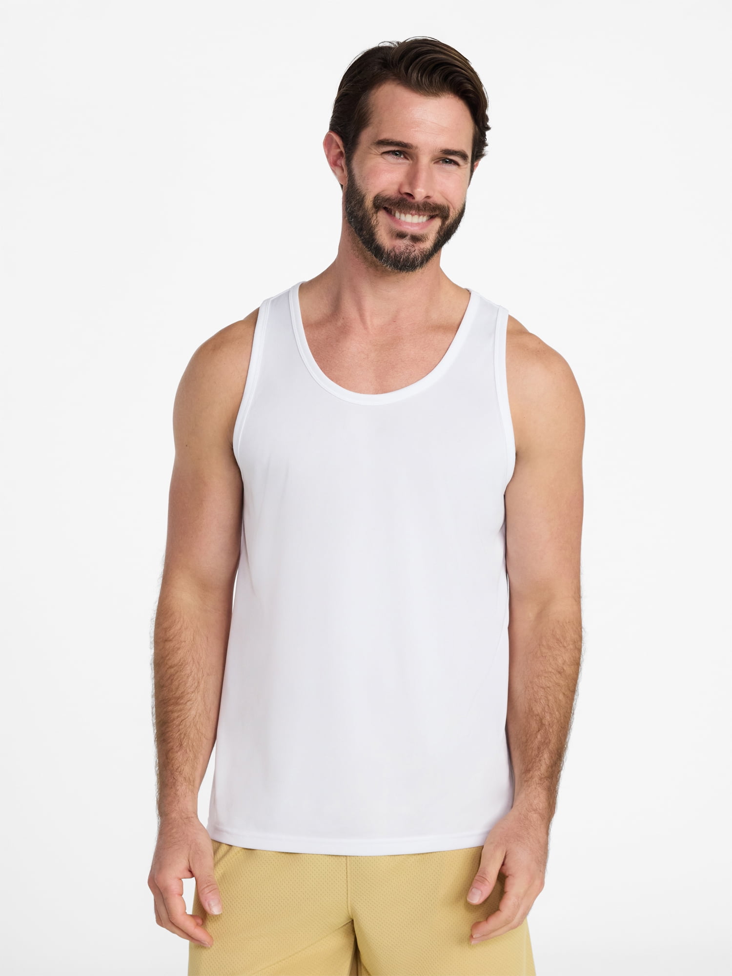 Athletic Works Men's and Big Men's Active Jersey Tank Top, Sizes S-3XL