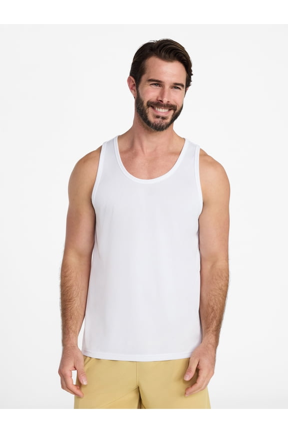 Men's and Big Men's Active Jersey Tank Top, Sizes S-3XL