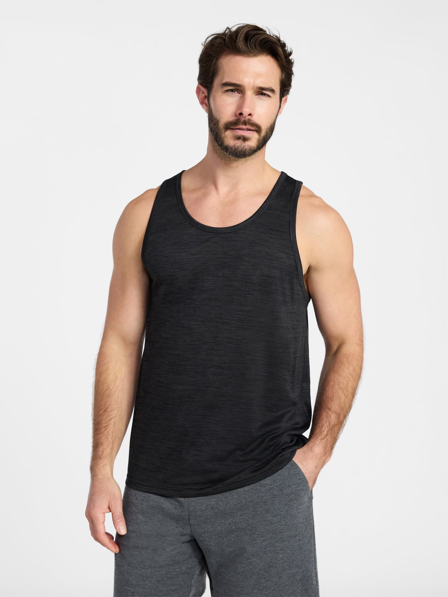 Athletic Works Men's and Big Men's Active Jersey Tank Top, Sizes S-3XL