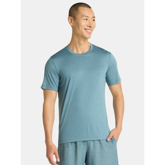 Athletic Works Men’s & Big & Tall Men’s Active Performance Jersey Tee Shirt, Sizes XS-5XL