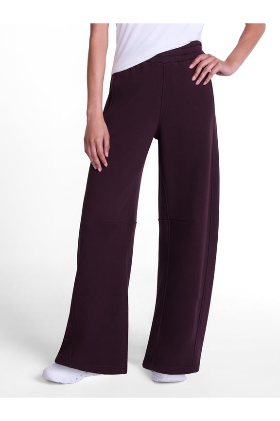 Women's and Women's Plus Barrel Leg Fleece Pants, 28.5" Inseam, Sizes XS-4X