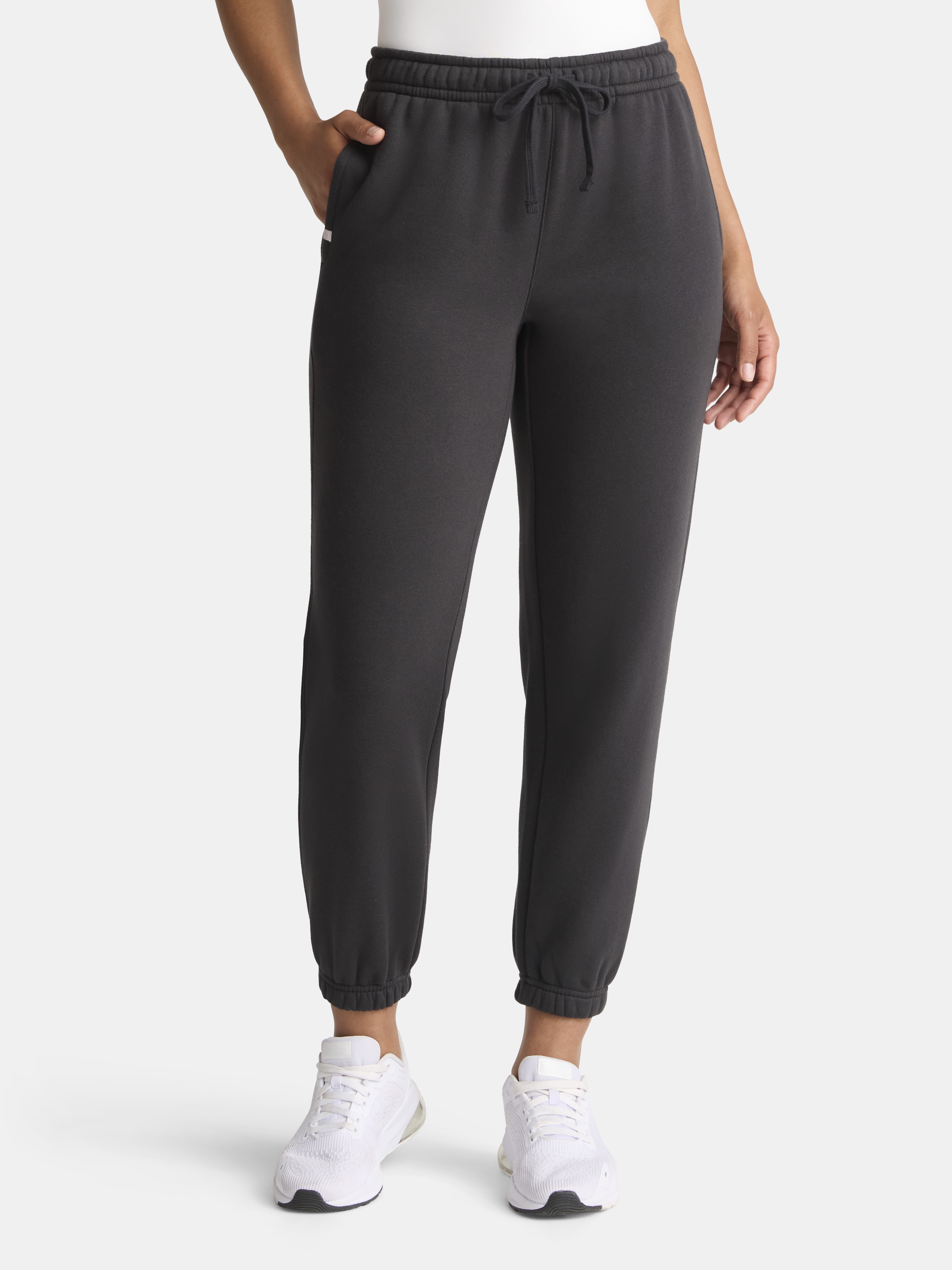 Athletic Works Women's and Women's Plus Fleece Jogger Sweatpants, Sizes XS-4X