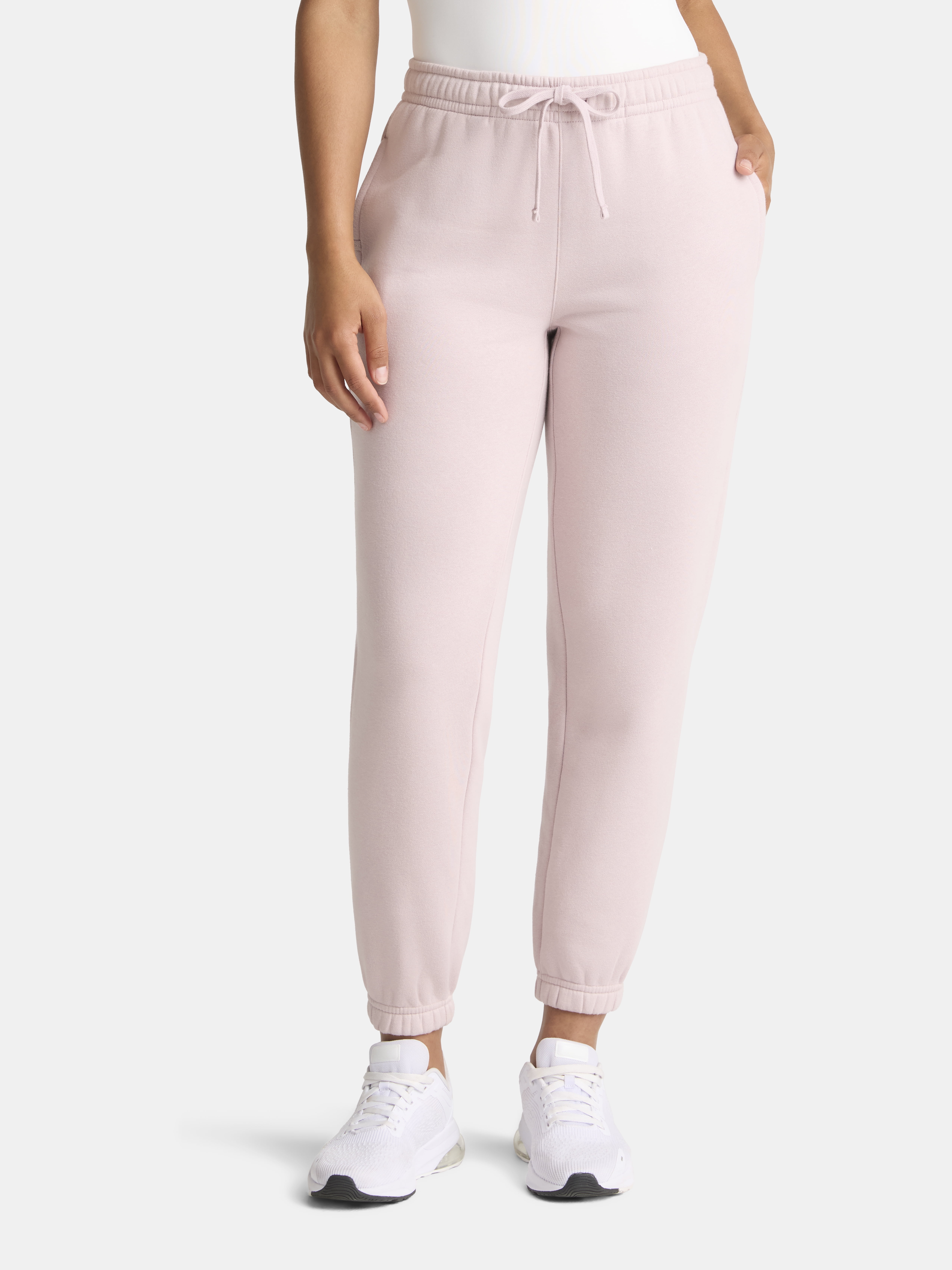 Athletic Works Women's and Women's Plus Fleece Jogger Sweatpants, Sizes XS-4X