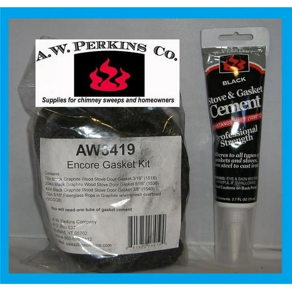 AW Perkins AW3419 Vermont Castings Encore Catalytic Gasket Kit & Cement