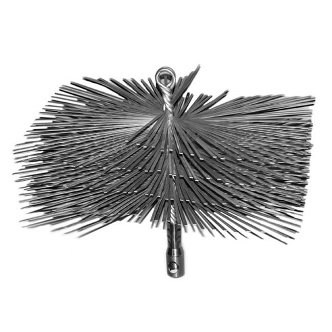 AW Perkins HF1212B 12 x 12 in. ButtonLok Square Flat Wire Chimney Brush