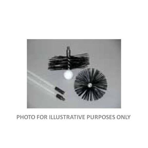 AW Perkins PVR4 4 ft. x 0.25 in.-20 Chimney Threaded Pellet, Poly Brown