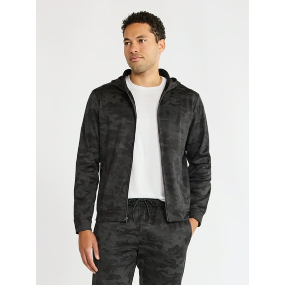 Athletic Works Men's and Big Men's Reflective Hoodie, Sizes S-3XL