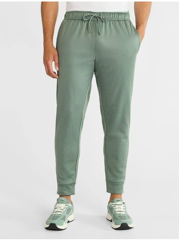 Men's and Big Men's Reflective Joggers, Sizes S-3XL