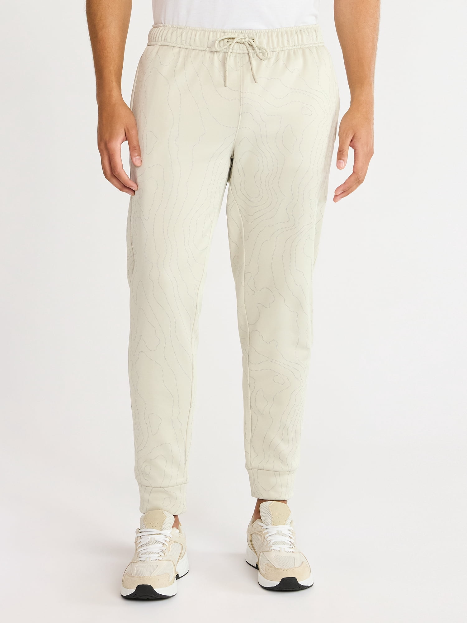 Athletic Works Men's and Big Men's Reflective Joggers, Sizes S-3XL