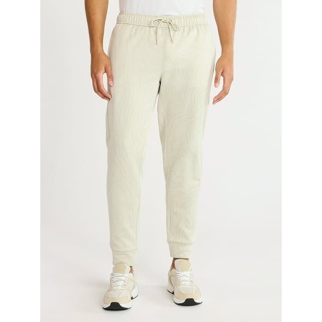 Athletic Works Men's and Big Men's Reflective Joggers, Sizes S-3XL