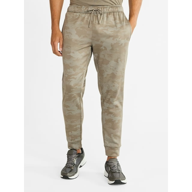 Athletic Works Men's and Big Men's Reflective Joggers, Sizes S-3XL