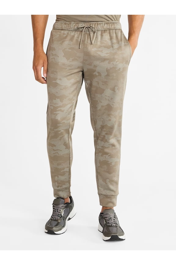 Men's and Big Men's Reflective Joggers, Sizes S-3XL