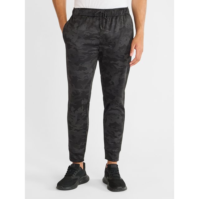 Athletic Works Men's and Big Men's Reflective Joggers, Sizes S-3XL