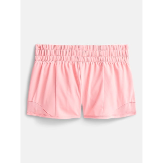 Athletic Works Girls’ Pull On Running Shorts, Sizes 4-18 & Plus