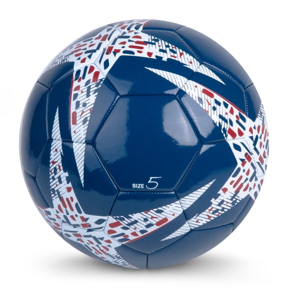 Athletic Works Size 5 Red, White & Blue Soccer Ball