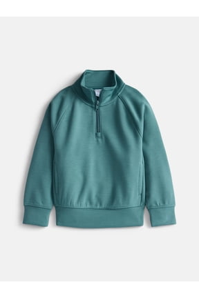 Boys Scubaknit Quarter Zip Pullover, Sizes 4-18