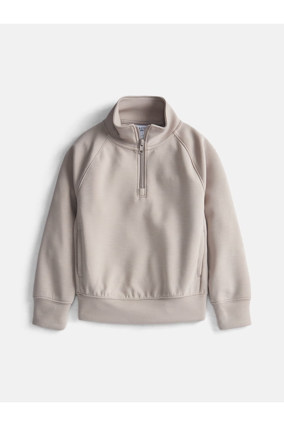 Boys Scubaknit Quarter Zip Pullover, Sizes 4-18