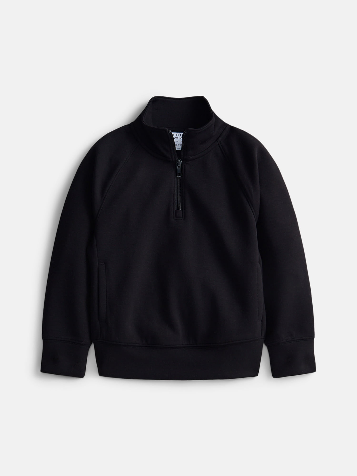 Athletic Works Boys Scubaknit Quarter Zip Pullover, Sizes 4-18