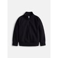 thumbnail image 1 of Athletic Works Boys Scubaknit Quarter Zip Pullover, Sizes 4-18, 1 of 3