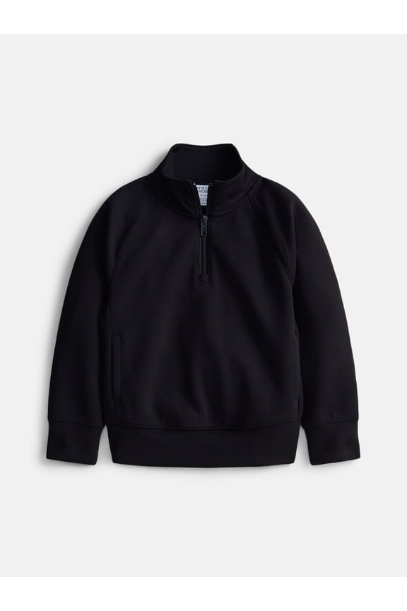 Boys Scubaknit Quarter Zip Pullover, Sizes 4-18