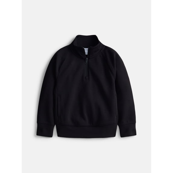 Athletic Works Boys Scubaknit Quarter Zip Pullover, Sizes 4-18