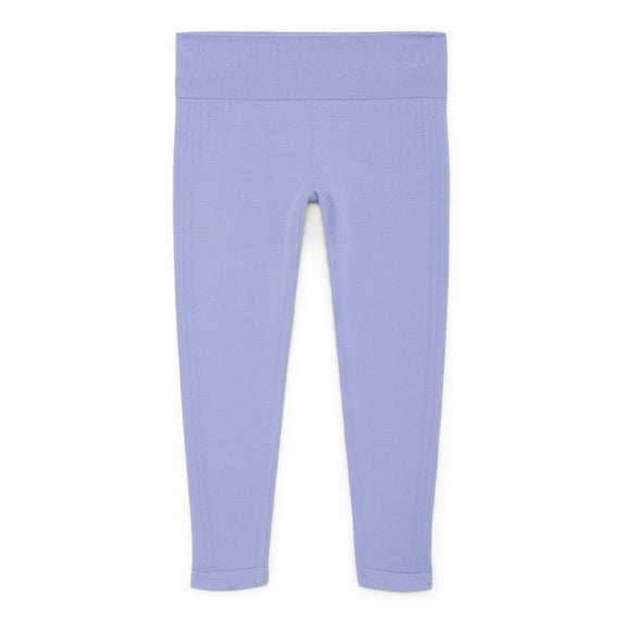 Athletic Works Girls Seamless Sparkly Active Leggings, Sizes 4-18