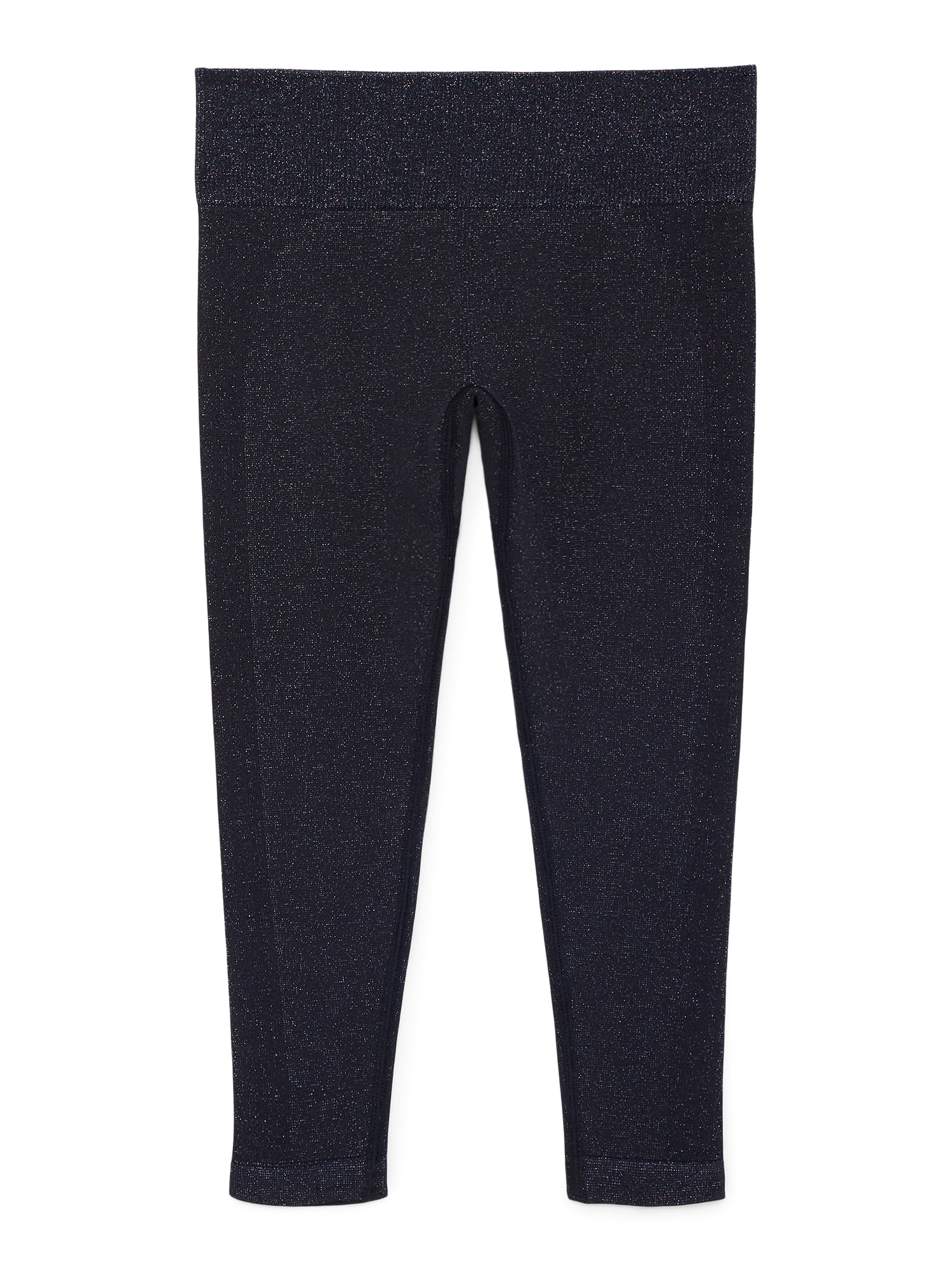 Athletic Works Girls Seamless Sparkly Active Leggings, Sizes 4-18