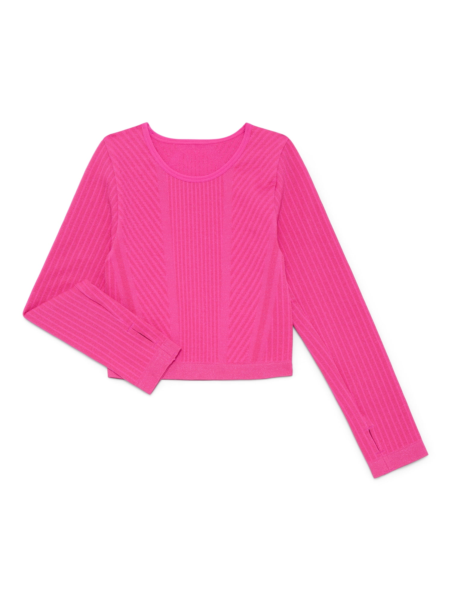 Athletic Works Girl's Sparkle Seamless Top, Sizes 4-18