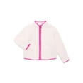 thumbnail image 1 of Athletic Works Girls Faux Shearling Zip Jacket, Sizes 4-18, 1 of 3
