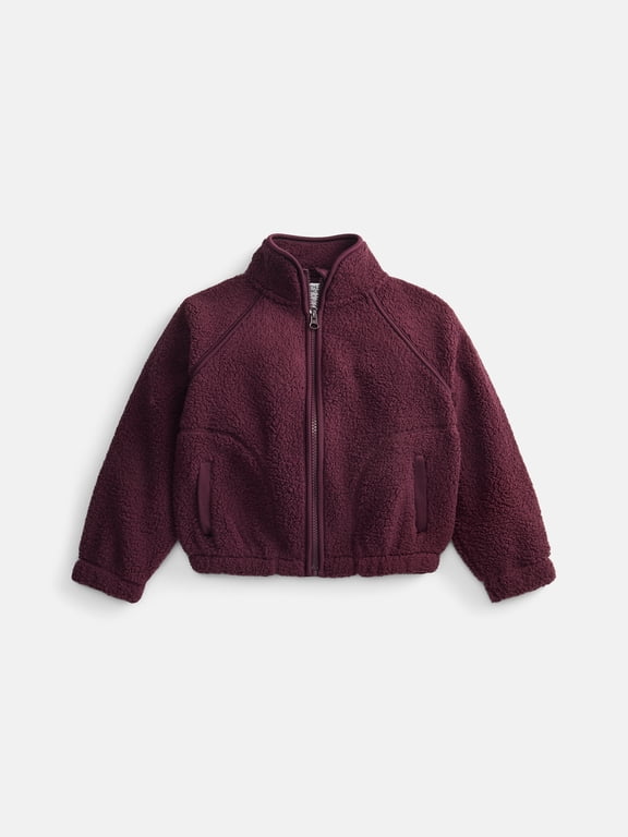 Girl's Faux Shearling Jacket, Sizes 4-18