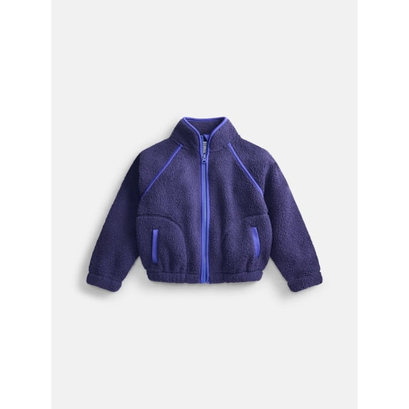 Athletic Works Girl's Faux Shearling Jacket, Sizes 4-18
