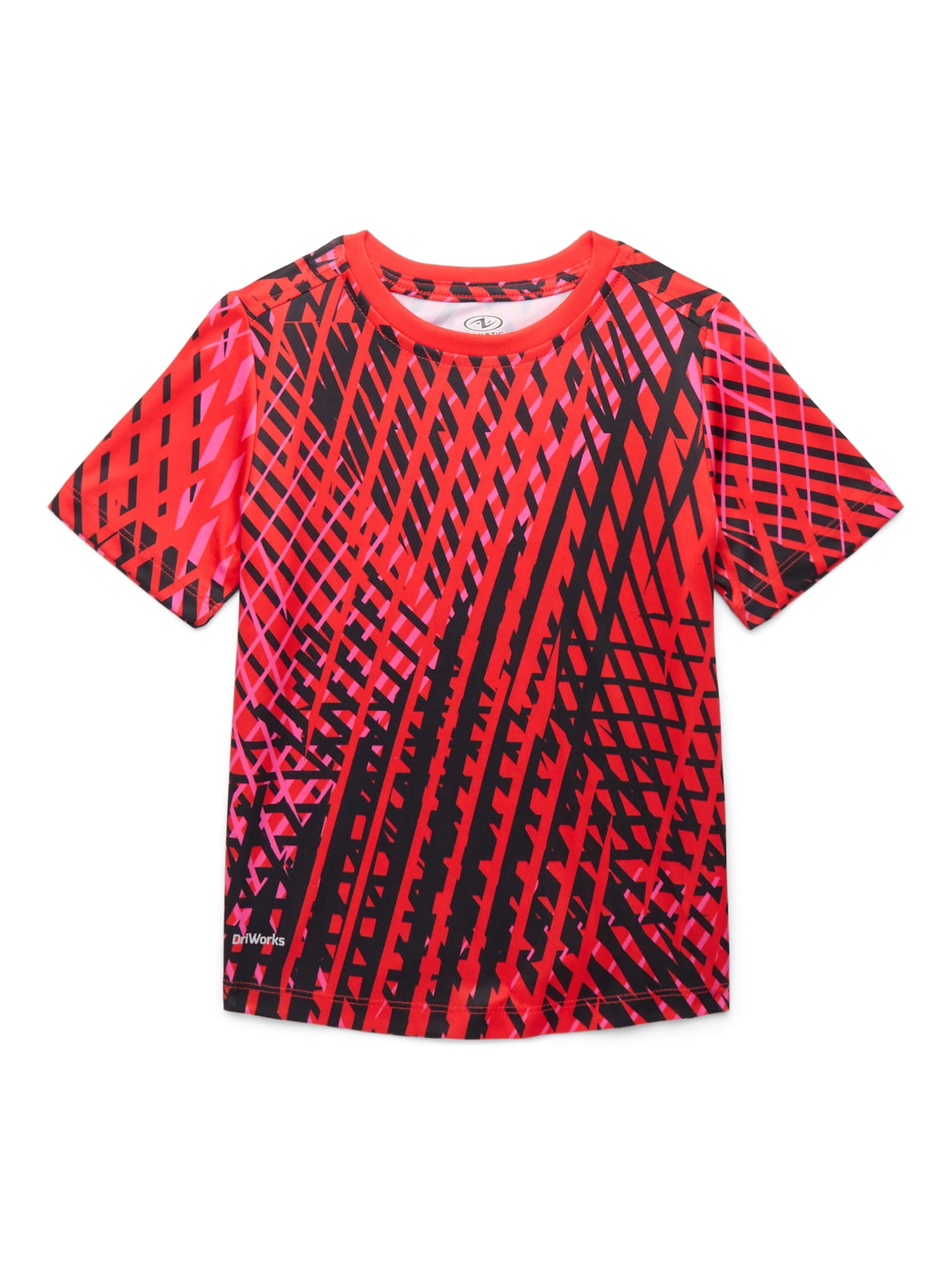Athletic Works Boys Soccer Jersey Tee, Sizes 4-18 - Walmart.com