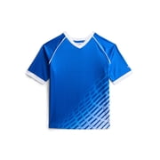 Athletic Works Boys Soccer Jersey Tee with Short Sleeves, Sizes XS-XXL
