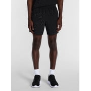Athletic Works Men's Reflective Print Soccer Shorts, 6" Inseam, Sizes XS-3XL