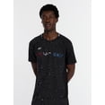 thumbnail image 1 of Athletic Works Men's Reflective Print Soccer Style Performance Shirt, Sizes XS-3XL, 1 of 6