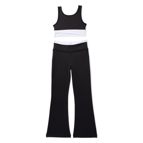Girls Sports Bra and Leggings Set, 2-Piece, Sizes 4-18