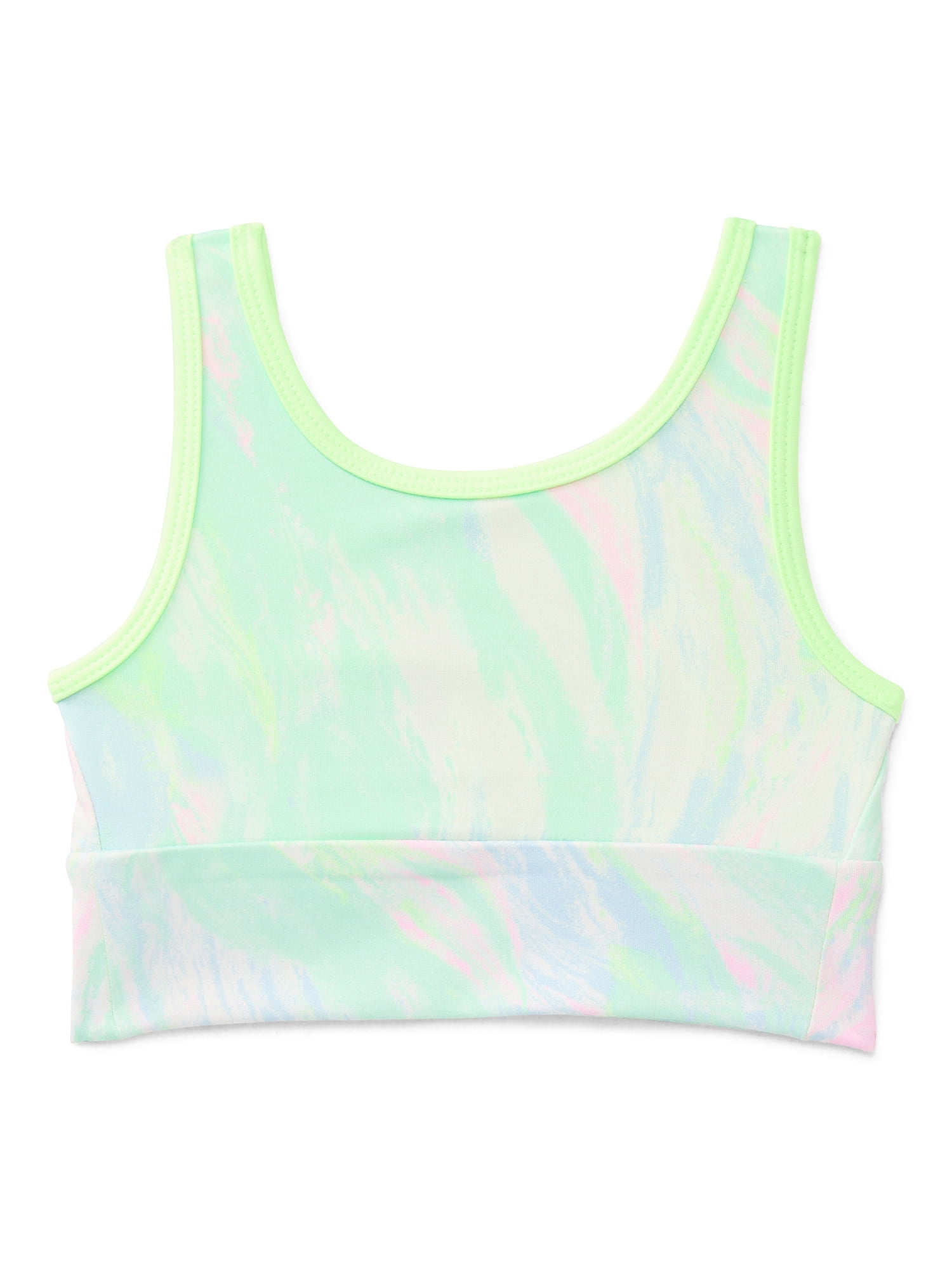 Athletic Works Girls Racerback Sports Bra, Sizes 4-18