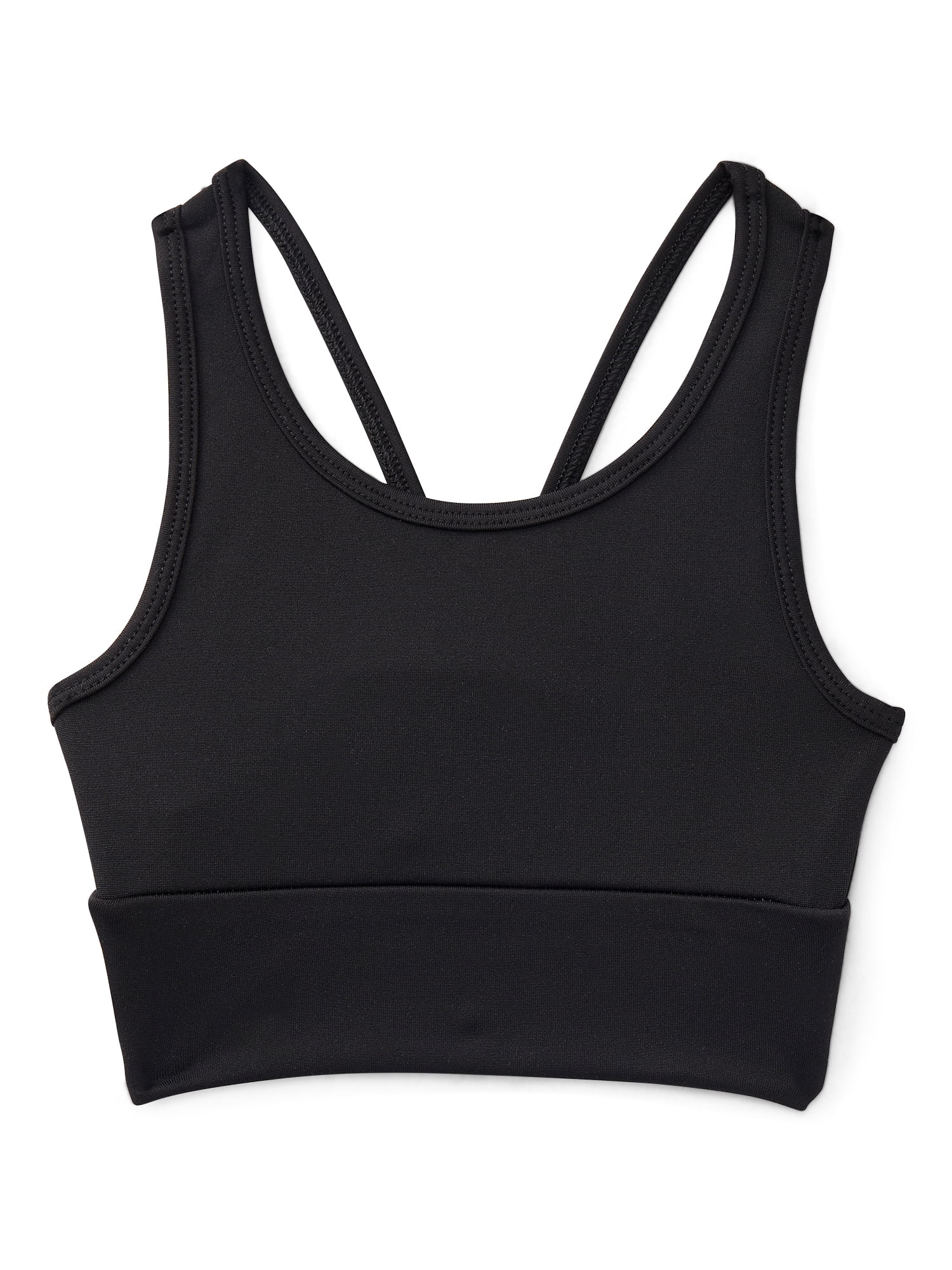 Athletic Works Girls Racerback Sports Bra, Sizes 4-18