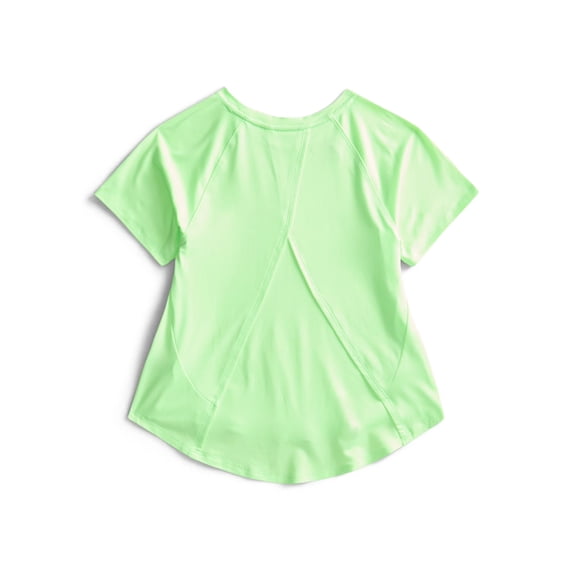 Athletic Works Girls Active Fashion Tee with Short Raglan Sleeves, Sizes 4-18 & Plus