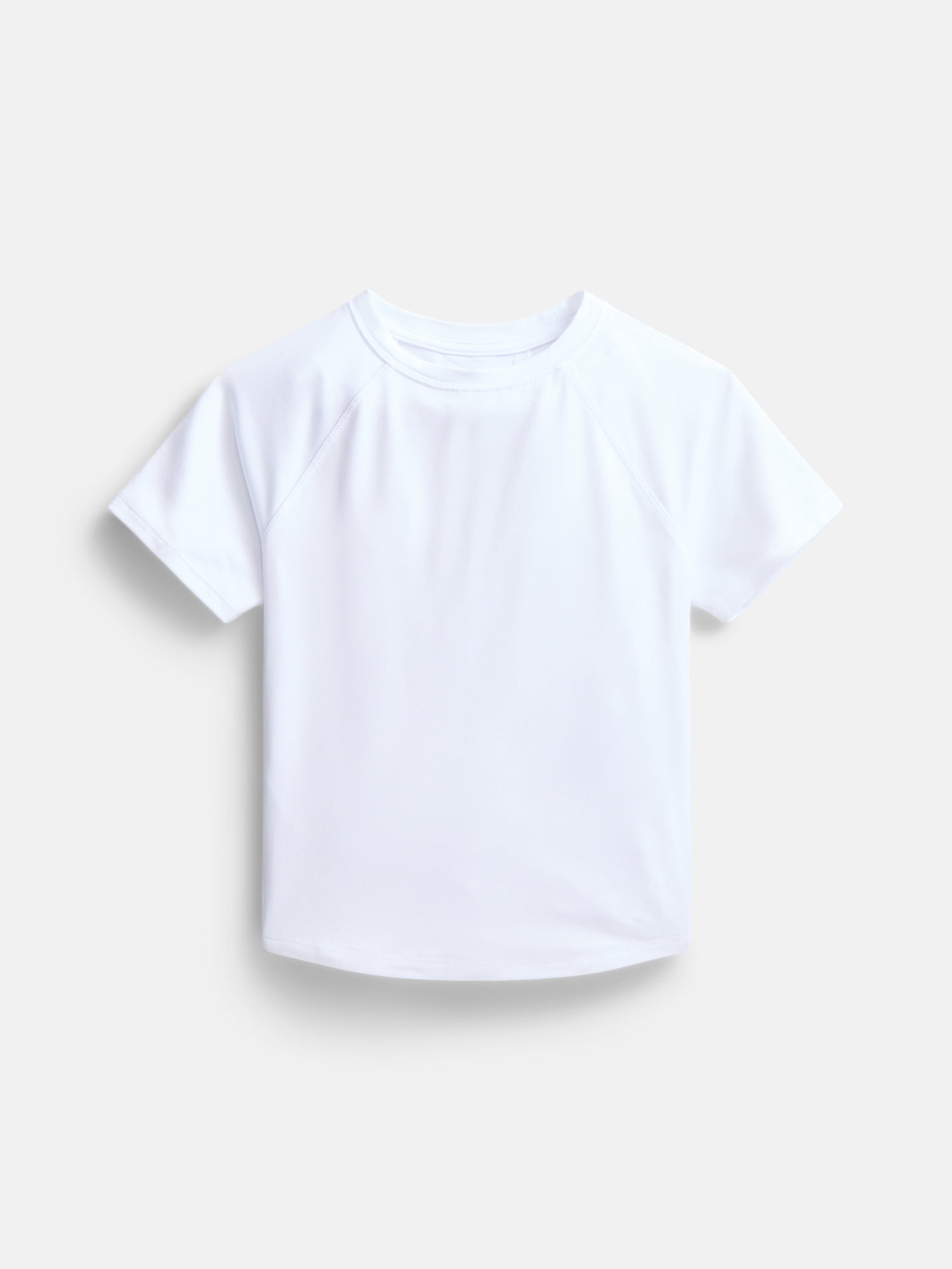 Athletic Works Girls Active Fashion Tee with Short Raglan Sleeves, Sizes 4-18 & Plus