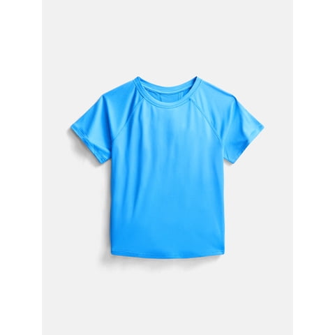 Girls Active Fashion Tee with Short Raglan Sleeves, Sizes 4-18 & Plus