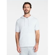 Men's and Big Men's Performance Coach Style Short Sleeve Hoodie Sweatshirt, Sizes XS-5XL