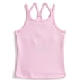 thumbnail image 1 of Athletic Works Girl’s Active Double Strap Tank Top, Sizes 4-18, 1 of 3