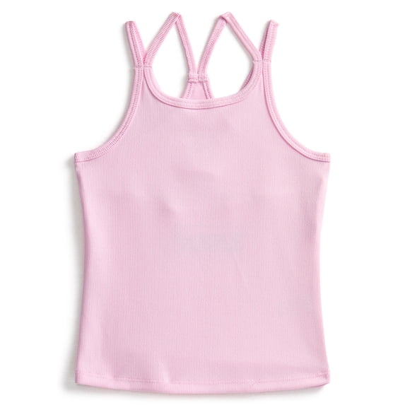 Athletic Works Girl’s Active Double Strap Tank Top, Sizes 4-18