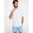 thumbnail image 1 of Athletic Works Men's Tonal Stripe Workout Shirt with Short Sleeves, Sizes XS-4XLT, 1 of 5